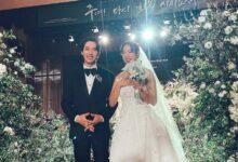 اطلالة بارك شين هاي الخيالية في يوم زفافها